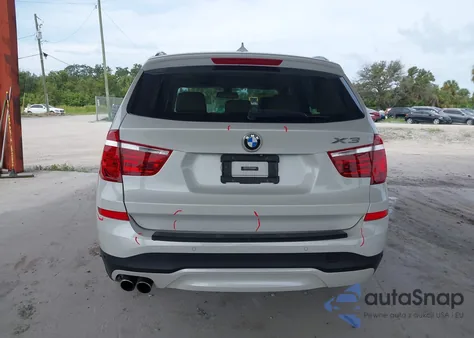 2015 BMW X3 xDrive28I из США, поврежденный, VIN 5UXWX9C51F0D62267